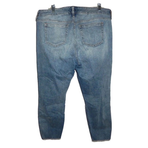 Torrid Ankle Skinny Denim Blue Jeans Women's 16 (38 x 25 1/2) Distressed - Picture 2 of 4